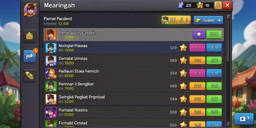 pg11 - Grafis yang menakjubkan dengan karakter unik.